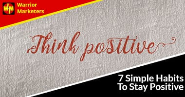 how to have positive mindset