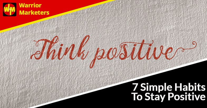 how to have positive mindset